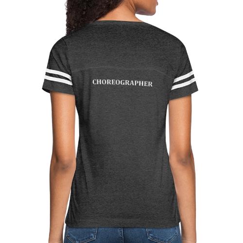 CHOREOGRAPHER SWAG - Women's V-Neck Football Tee