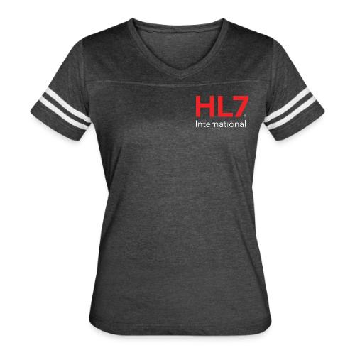 HL7 HIMSS 2026 Staff Shirt - Women's V-Neck Football Tee