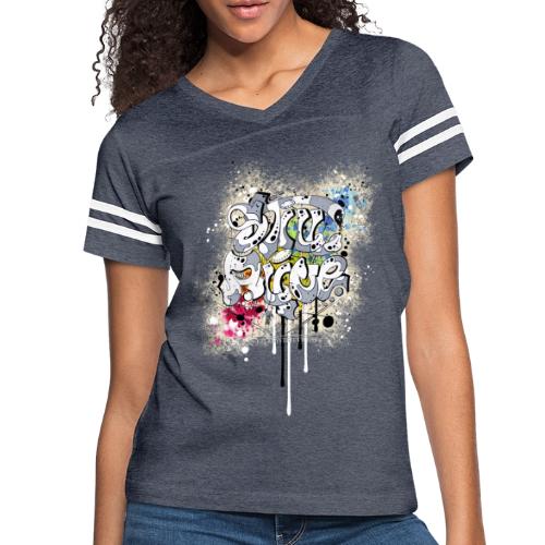 Still Alive - Women's V-Neck Football Tee