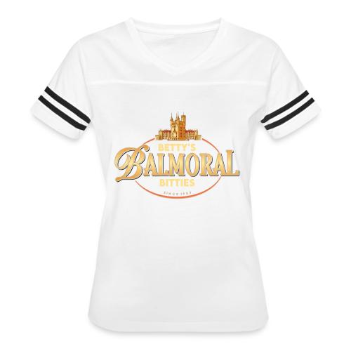 Bett's Balmoral Bitties - Women's V-Neck Football Tee