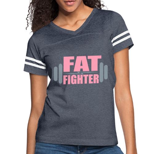 Fat Fighter - Women's Vintage Sports T-Shirt