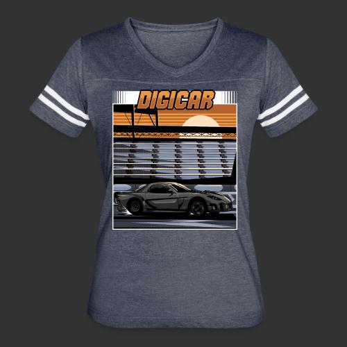 The Grandstands - Women's V-Neck Football Tee