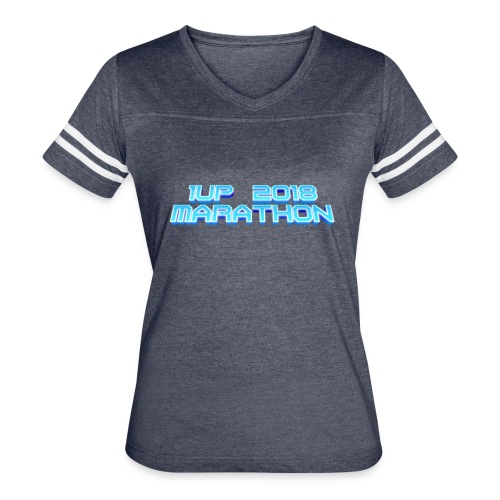 1UP 2018 Marathon - Women's Vintage Sports T-Shirt