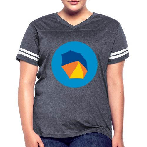 umbelas icon 2 - Women's V-Neck Football Tee