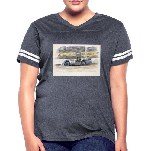 Jonathan Davenport's #49 - Women's V-Neck Football Tee