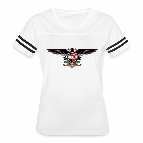 Dane Calloway American Thunderbird Logo - Women's V-Neck Football Tee