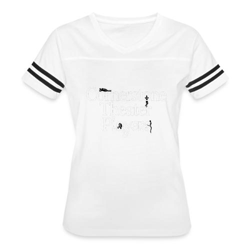 Cornerstone Theater Players (Light) - Women's V-Neck Football Tee