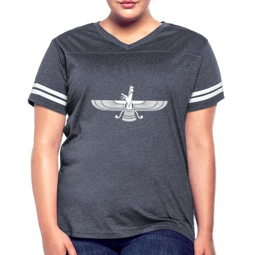 Faravahar Withe - Women's Vintage Sports T-Shirt