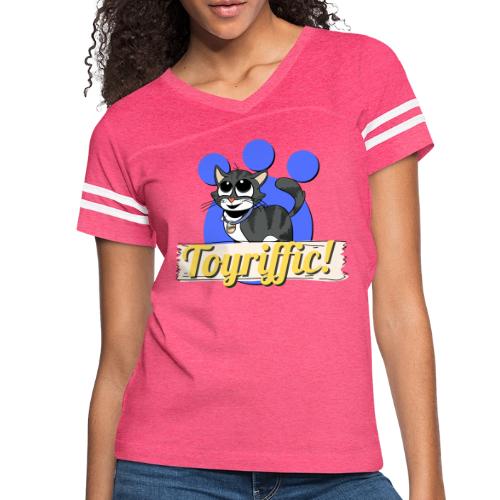 TomoTees Toyriffic - Women's V-Neck Football Tee