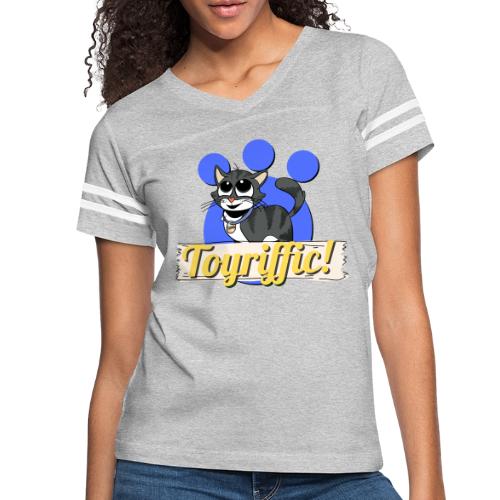 TomoTees Toyriffic - Women's V-Neck Football Tee