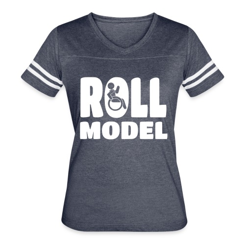 Wheelchair Roll model - Women's Vintage Sports T-Shirt