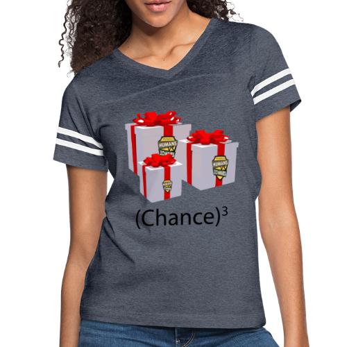 Chance. Cubed. - Women's Vintage Sports T-Shirt