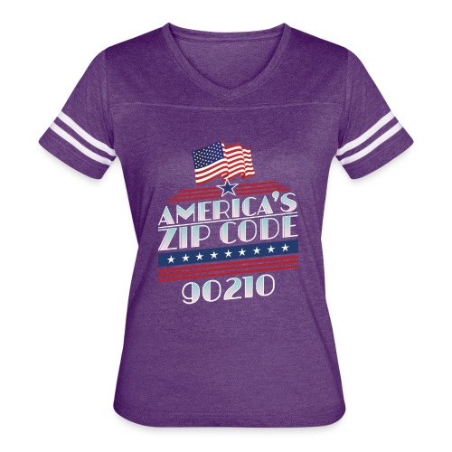 90210 Americas ZipCode Merchandise - Women's Vintage Sports T-Shirt