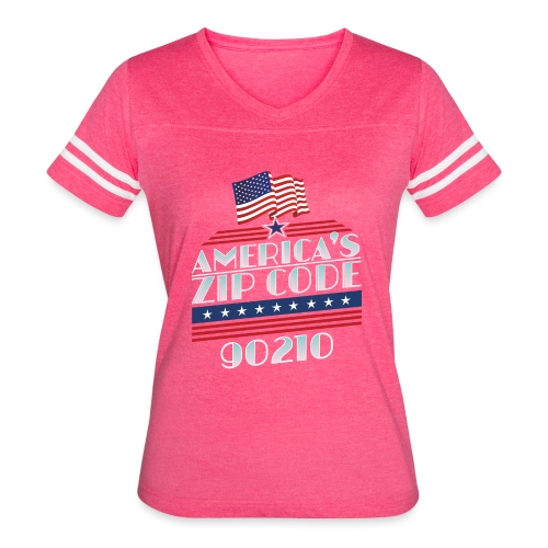 90210 Americas ZipCode Merchandise - Women's Vintage Sports T-Shirt