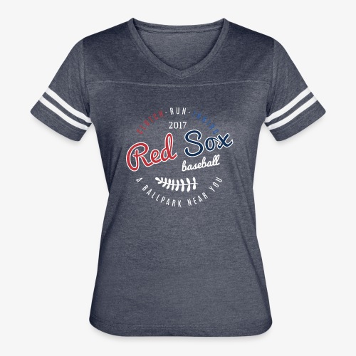 Clutch-Run-Inning Tee shirt - Women's V-Neck Football Tee