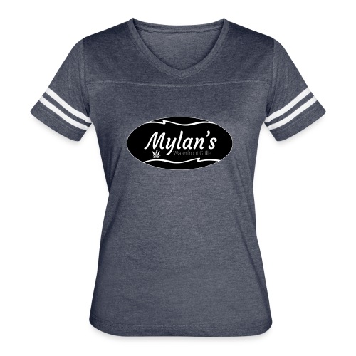mylans logo 3 - Women's Vintage Sports T-Shirt