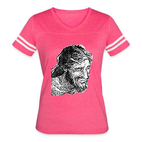 DS 28365 final - Women's V-Neck Football Tee