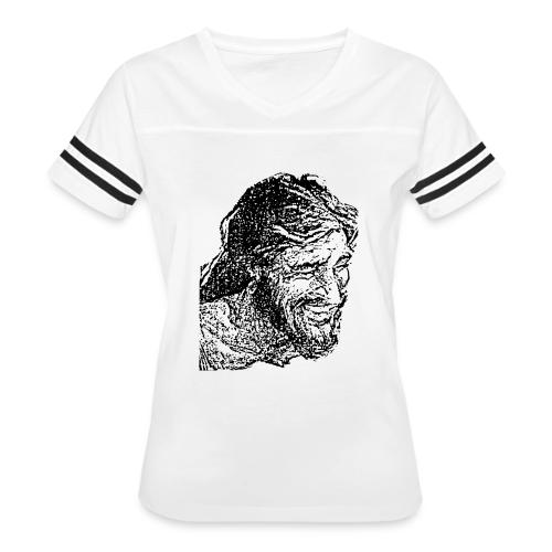 DS 28365 final - Women's V-Neck Football Tee