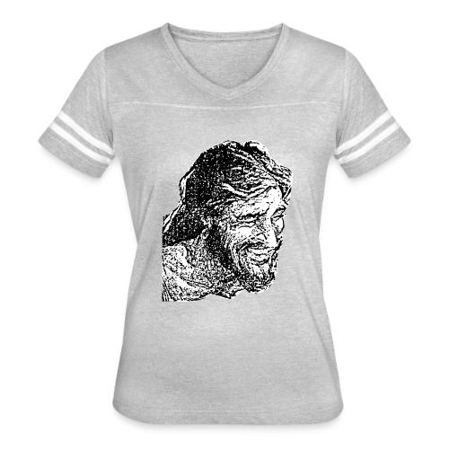 DS 28365 final - Women's V-Neck Football Tee