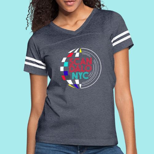 SCANDALO NYC 2026 - Women's V-Neck Football Tee