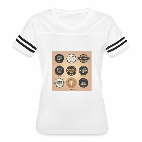 Mothers day - Women's V-Neck Football Tee