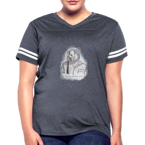 The Becowing - Women's V-Neck Football Tee