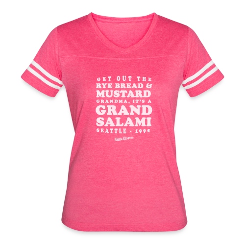 It's Grand Salami Time - Women's V-Neck Football Tee