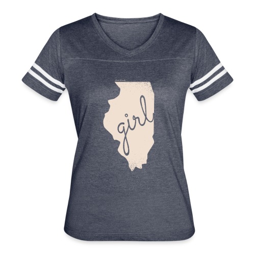 Illinois Girl Product - Women's Vintage Sports T-Shirt