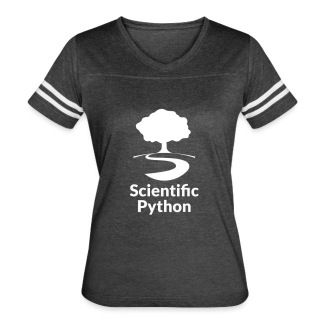 scientific python white logo