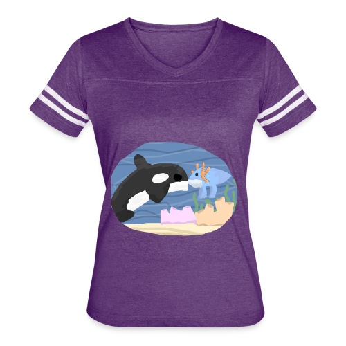 Jaw the Orca (Chapter 7) - Women's Vintage Sports T-Shirt