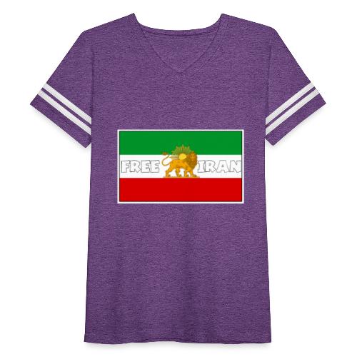 Free Iran For Ever - Women's Vintage Sports T-Shirt