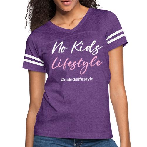Afrinubi- No Kids Lifestyle - Women's Vintage Sports T-Shirt