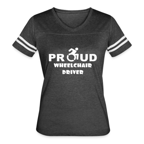 Proud wheelchair driver - Women's Vintage Sports T-Shirt