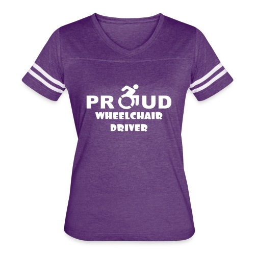 Proud wheelchair driver - Women's Vintage Sports T-Shirt