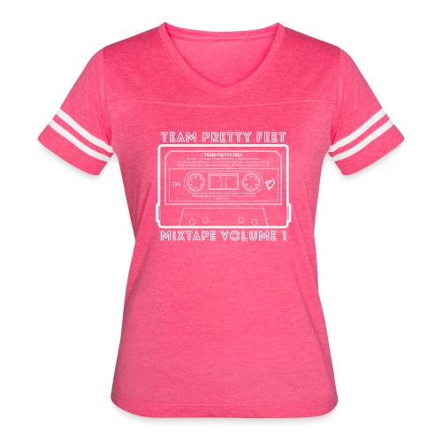 Team Pretty Feet™ Mixtape Volume 1 - Women's Vintage Sports T-Shirt