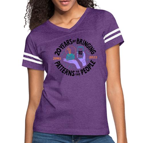 Knitty Is 20! - Women's Vintage Sports T-Shirt