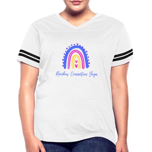 Rainbow Connection Yoga t shirt - Women's V-Neck Football Tee