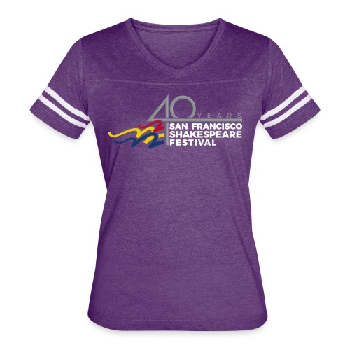SFSF 40th Anniversary Logo - Women's Vintage Sports T-Shirt