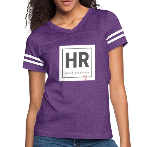HR - HighRiskFashion Logo Shirt - Women's Vintage Sports T-Shirt