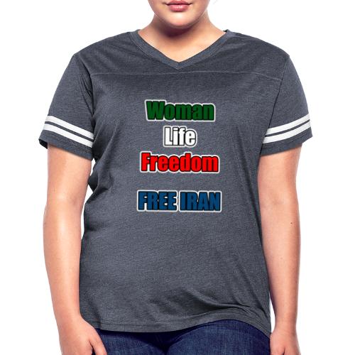 Woman Life Freedom - Women's Vintage Sports T-Shirt