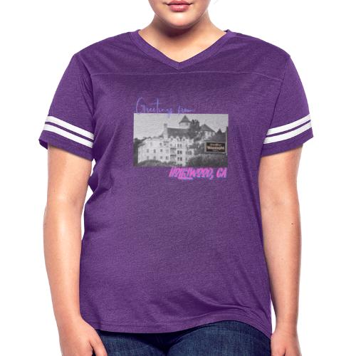 GREETINGS FROM HOLLYWOOD - Women's Vintage Sports T-Shirt