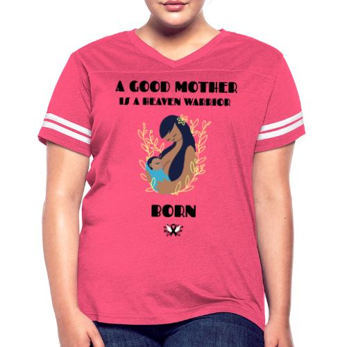 A Good Mother - Women's V-Neck Football Tee