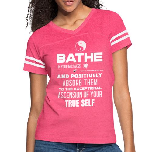 Exceptional Ascension - Women's V-Neck Football Tee