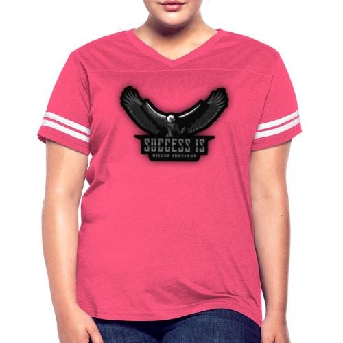Success Is Killer Instinct - Women's V-Neck Football Tee