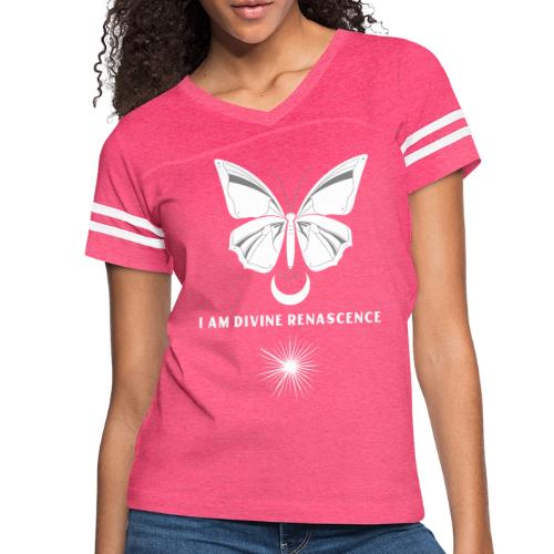 I Am Divine Renascence - Women's V-Neck Football Tee