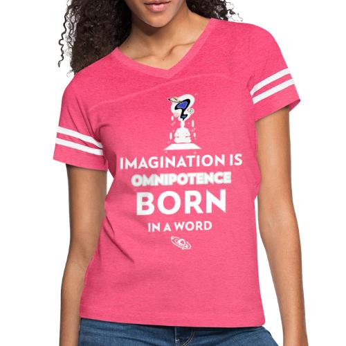 Imagination Is Omnipotence - Women's V-Neck Football Tee