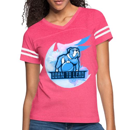 Born To Lead - Women's V-Neck Football Tee