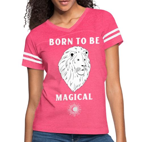 Born To Be Magical - Women's V-Neck Football Tee