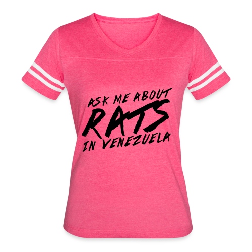 ask me about rats - Women's Vintage Sports T-Shirt