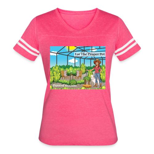 Guinea Pig Aviary - Women's V-Neck Football Tee